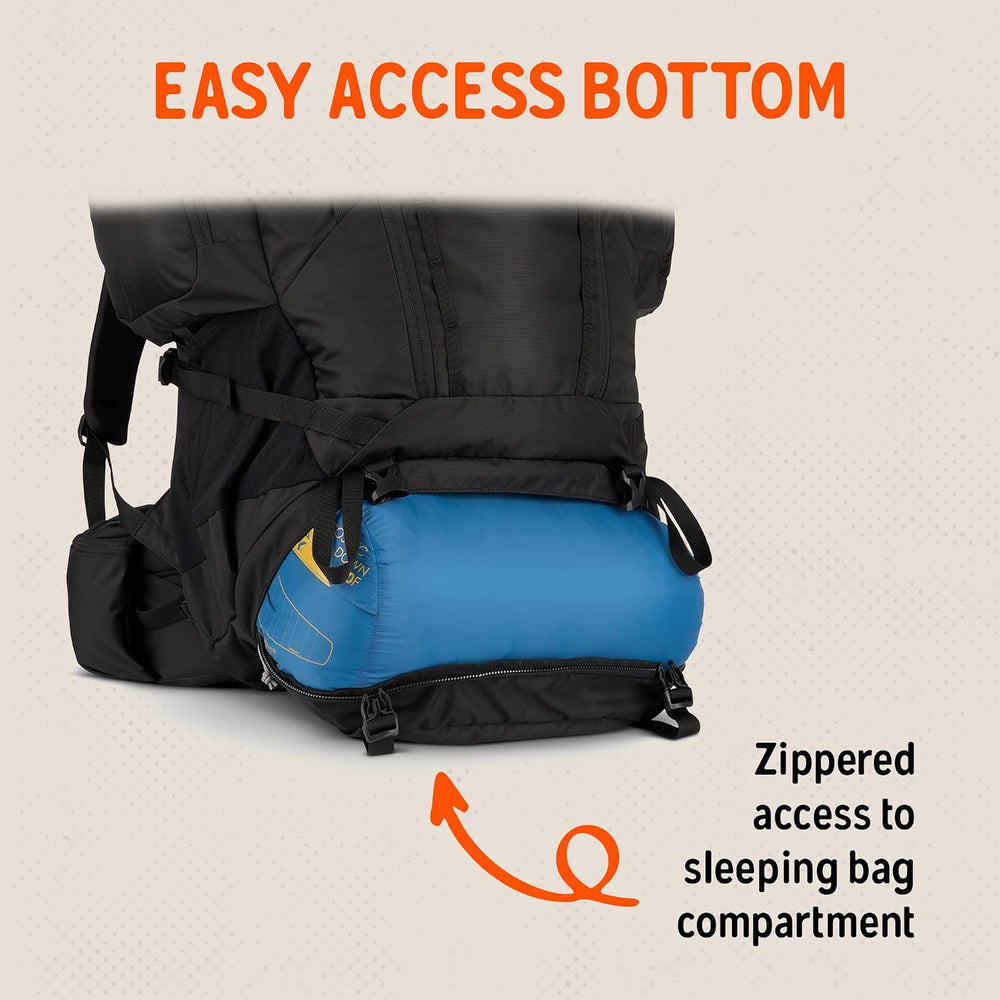 Kelty Coyote 60-105 Liter Internal Frame Backpack - Hiking, Backpacking, Trav...