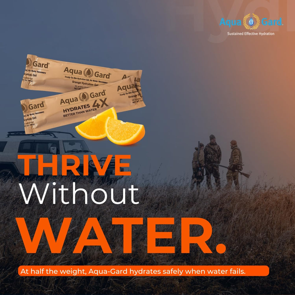 Aqua-Gard Emergency Water Gel - Survival Water Pouches for Disaster Relief | ...