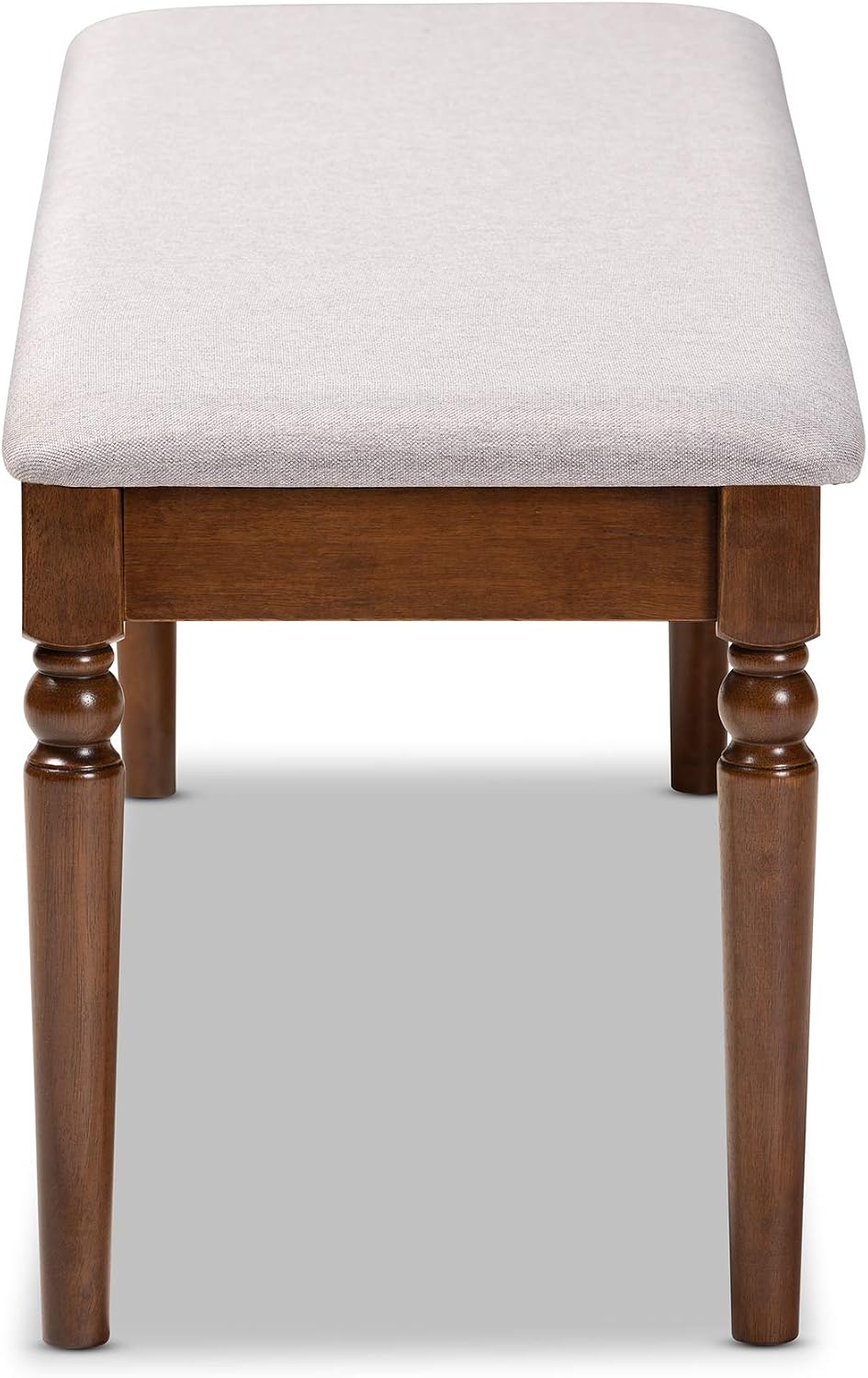 Baxton Studio Giovanni Modern and Contemporary Grey Fabric Upholstered and Wa...