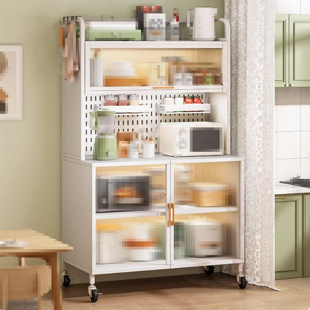 Kitchen Cabinets with Countertop, 15 * 15mm Thick Carbon Steel Square Tube, G...