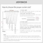 Joydeco Blackout Curtains for Bedroom - 100% Light Blocking 2 Panels Set Linen Drapes 37" W x 72" L, Thermal Insulated Room Darkening Curtains, Linen Textured for Living Room, Rod Pocket & Back Tabs