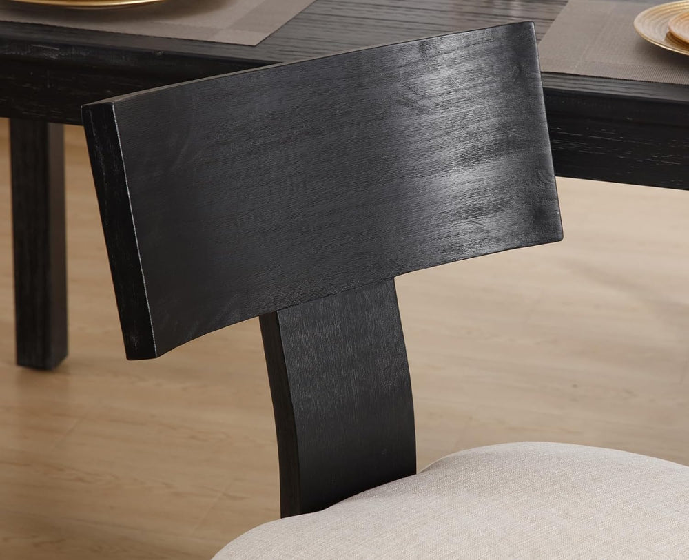 chairus Farmhouse Dining Chairs Set of 6, Upholstered Accent Chairs with Blac...