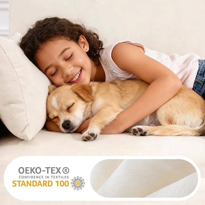 109'' Modular Sectional Sofa, L Shaped Couch with Storage Ottoman, Comfy Cloud Sofa with Deep Seat, 4 Seat Convertible Sectional Couches for Living Room (Beige, High Legs 3.15'')
