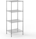 24" Deep x 30" Wide x 74" Height Wire Shelving Kit | 4-Tier | NSF Commercial Storage Rack Unit