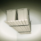 HyLoft Adjustable Garage Ceiling Mount Storage Rack Kit, Ceiling Shelving Mounts, 34 in. x 26 in., 80844-10, Hammertone