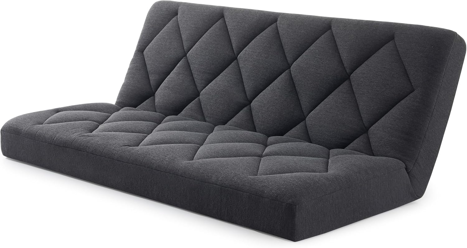 Jamdok 6" Full Size Pillow Top Futon Mattress Replacement(Frame Not Included), Gel Memory Foam, Removable Cover(71X52X6)