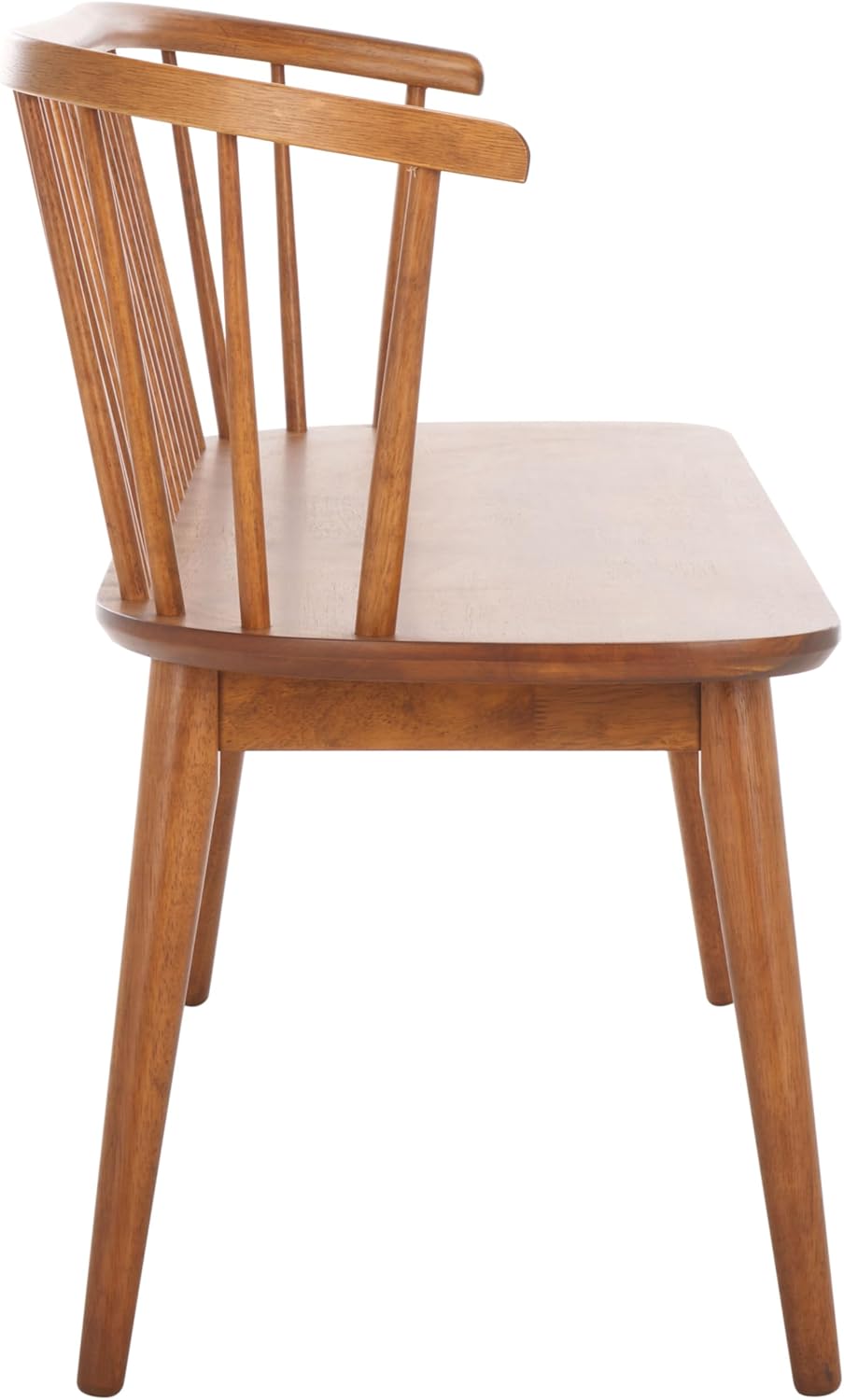 SAFAVIEH Furniture - Blanchard Spindle Bench - Honey - Solid Wood - Classic W...