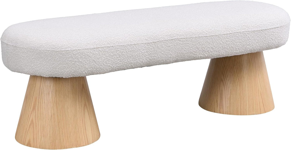 LUMISOL Upholstered End of Bed Bench, Dining Bench for Dining Room, Modern St...