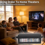 Home CD Storage Box, Tape Cassette Display Stand With Handle, Movie Box, DVD, Optical Disc Rack, Suitable For Living Room And Desktop