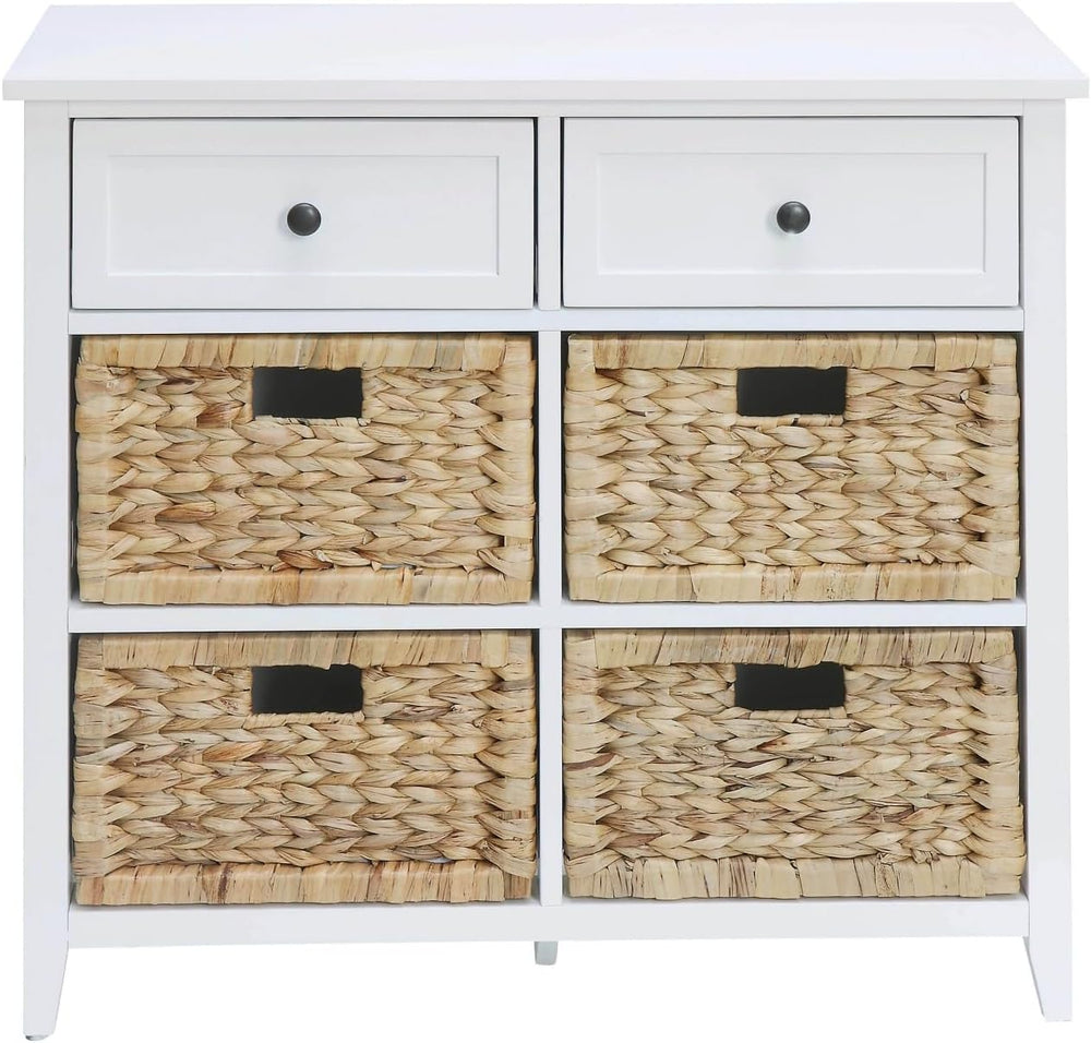 Storage Locker with 4 Drawers, Console Cabinet Pantry Cabinet for Living Room...