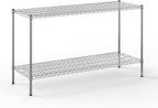 21" Deep x 60" Wide x 34" Height Wire Shelving Kit | 2-Tier | NSF Commercial Storage Rack Unit