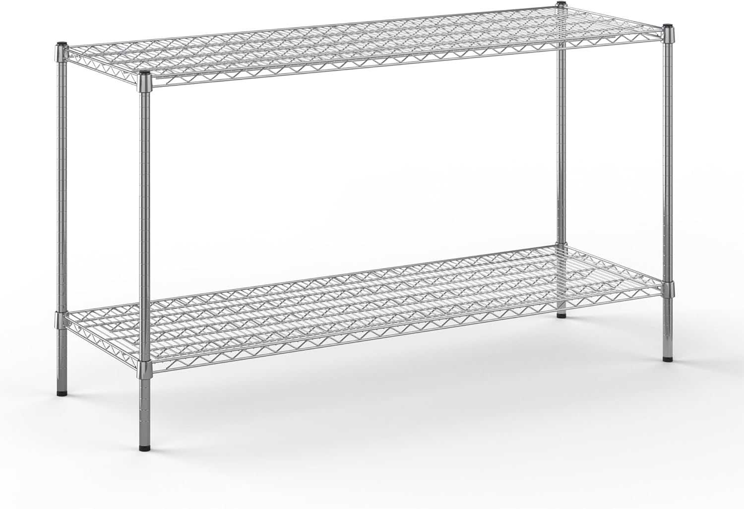 21" Deep x 60" Wide x 34" Height Wire Shelving Kit | 2-Tier | NSF Commercial Storage Rack Unit