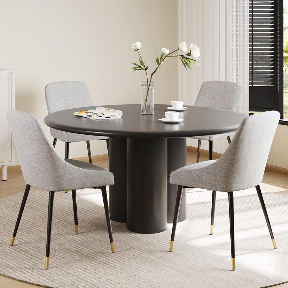 COLAMY LUMA Dining Chairs Set of 4, Upholestered Fabric Kitchen Dining Chairs...