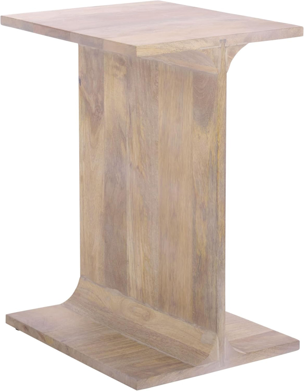 SAFAVIEH Home Collection - Wilfredo White Washed Solid Wood Accent Table, Sca...