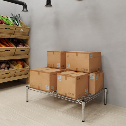 24" Deep x 36" Wide x 8" Height Wire Shelving Kit | 1-Tier | NSF Commercial Storage Rack Unit