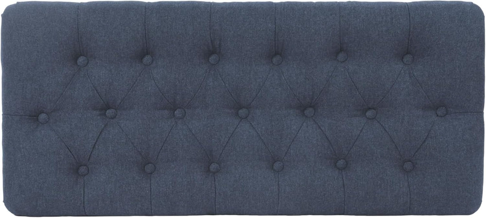 Homepop Home Decor | Tufted Ainsley Button Storage Ottoman Bench with Hinged ...