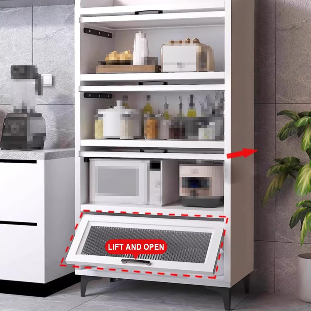 Kitchen Pantry Storage Cabinet E1 Grade Environmental Protection Board Concea...