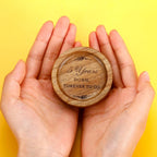 Ring Dish 5 Year Anniversary Wood Gift for Him Her 5th Gifts for Husband | Wife Wooden Wedding Ring Dish 5 Year Marriage Anniversary Presents for Couple, Fifth Anniversay Present for Women Men