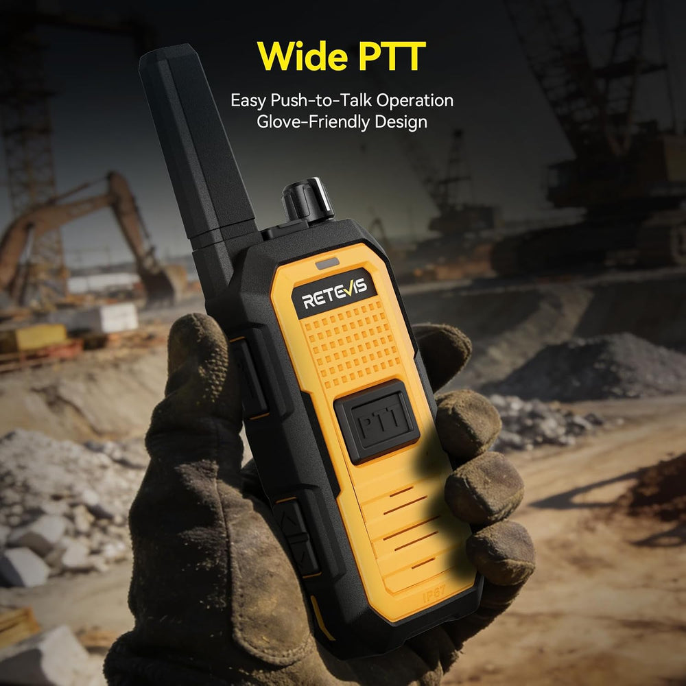 Retevis RB48A IP67 Waterproof Walkie Talkies Long Range Adults