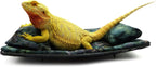 Chaise Lounge for Bearded Dragons, Bluegreen Lavendar Batik Fabric