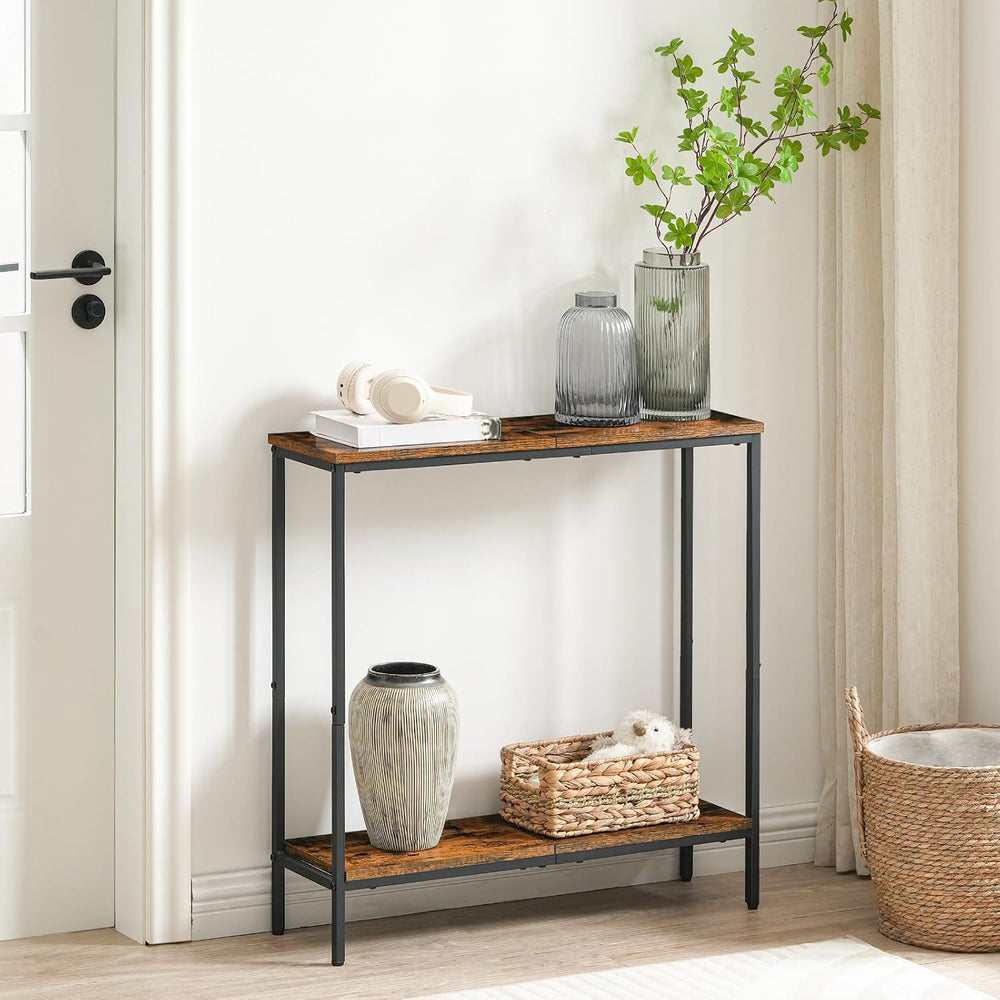 HOOBRO 29.5" L Narrow Console Table, 8.7" D Small Entryway Table | ...