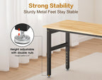 72” Heavy Duty Workbench, 5000 LBS Capacity Adjustable Work Bench with Pegboard and Power Outlet, Rubber Wood Work Table for Garage, Office, Workshop, Home