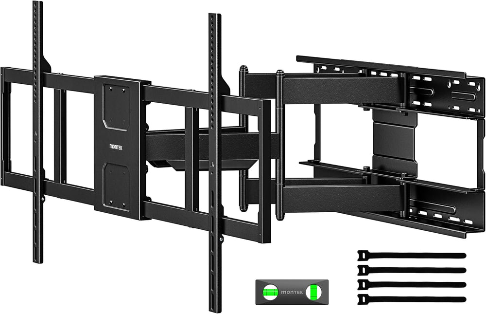 monTEK Heavy Duty TV Wall Mount for 60–140 inch XXL TVs up to 275 lbs | +5°/-...