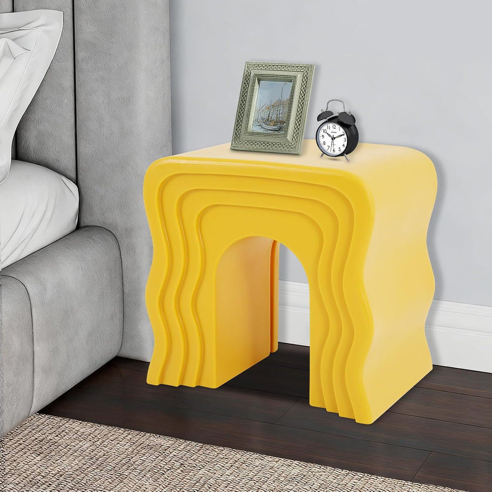 Heavy Duty End Table, 300KG Capacity Creative Coffee Table for Living Room Be...