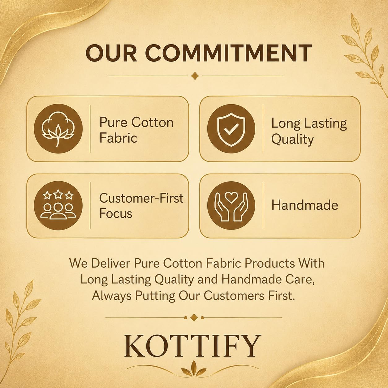 Kottify Premium Cotton Canvas Blouse Organizer – Pack of 2 | Durable Blouse Covers for Wardrobe Storage | Protects Saree Blouses – 38x25x17 cm