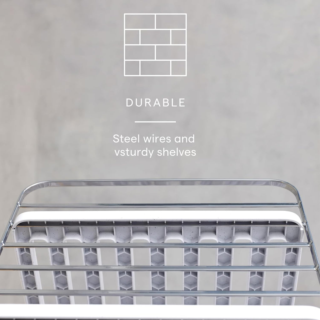 YouCopia UpSpace Cabinet Box Organizer, Adjustable Kitchen Pantry Shelf for Plastic Wrap and Foil Storage, Large Premium Edition
