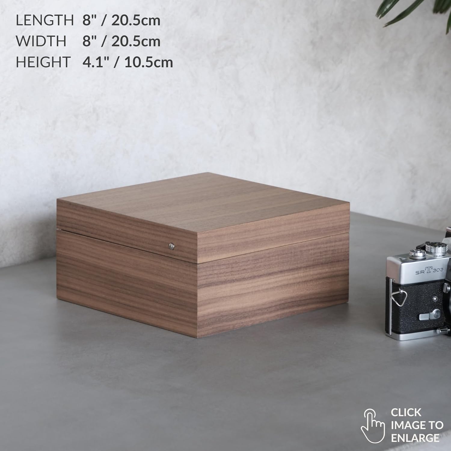 TAWBURY Luxury Wooden Watch Box for Men – Watch Organizer for Men | Watch Holder Organizer for Men | Mens Watch Case 6 Slot | Men Watch Box 6 Slot | Men Watch Storage Box | Small Watch Box Unisex