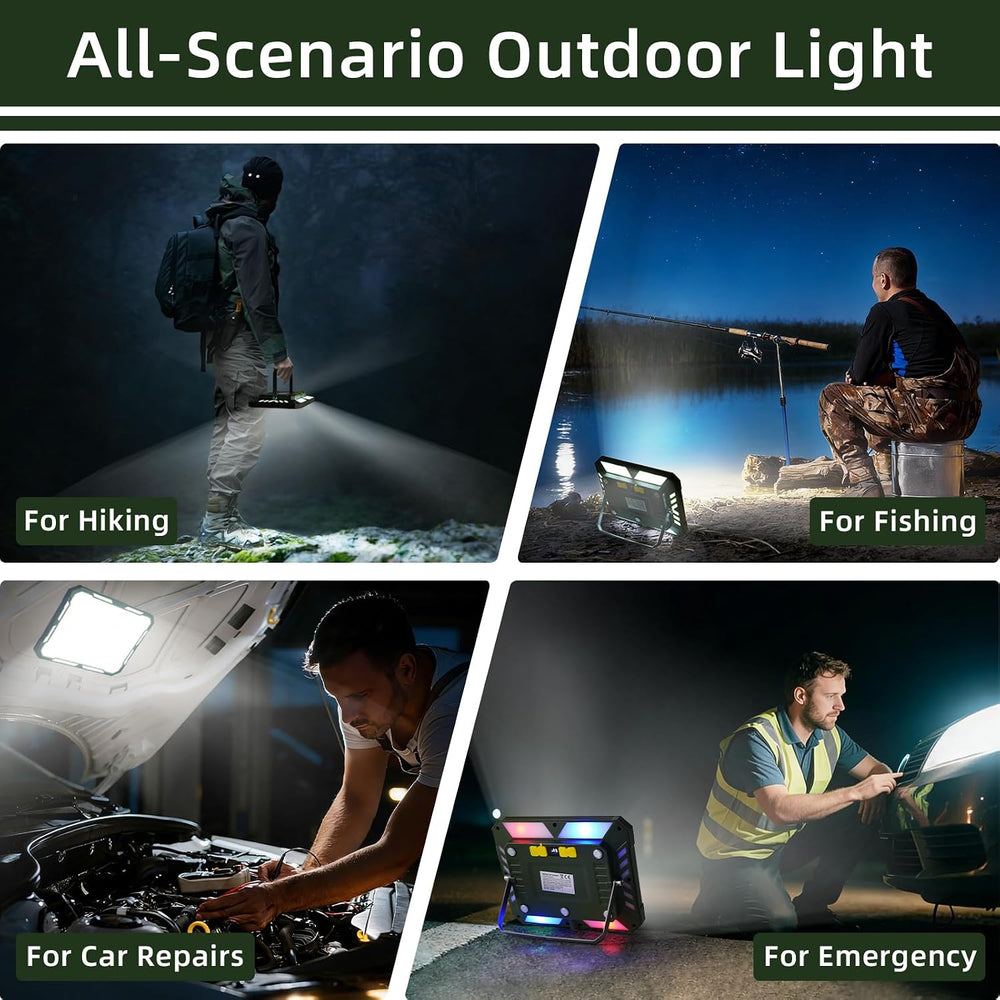 3000LM Camping Lights, Rechargeable Camping Lantern for Power Outages,
