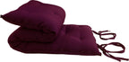 Burgundy Full Size Traditional Japanese Floor Futon Mattresses, Foldable Cushion Mats, Yoga, Meditaion 54" Wide X 80" Long