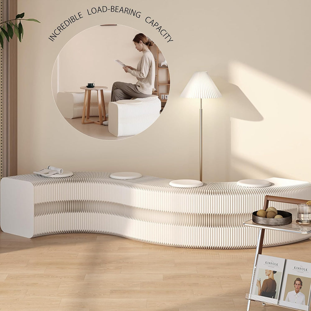 Portable Accordion Folding Hook Made of Cardboard - High-Strength Side Table ...