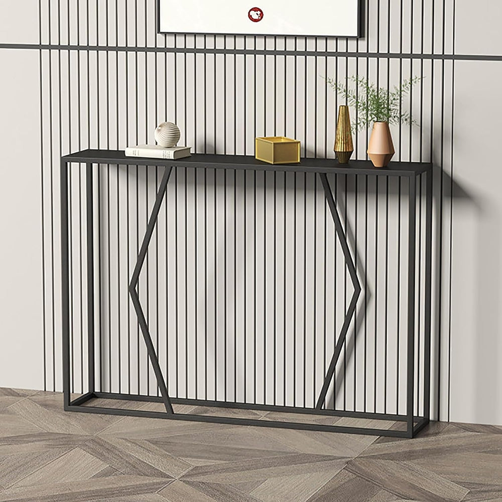 Narrow Console Table Industrial Kitchen Dining Breakfast Counter Furniture Ac...