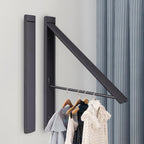Retractable Clothes Drying Rack,Space Saver Wall Mounted Folding Hanger for Laundry Room, Closet Storage Organization, Easy Installation Aluminium Never Rust Dryer 1pcs