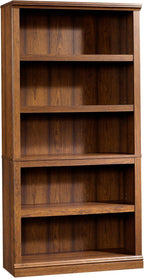 Sauder Miscellaneous Storage 5-Shelf Bookcase/ Book shelf, Washington Cherry finish