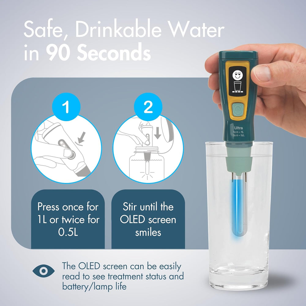SteriPen Ultra UV Water Purifier, USB Rechargeable