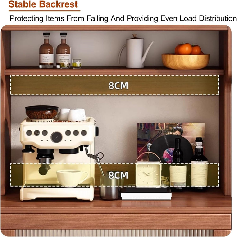 Kitchen Pantry Cabinet, Pantry Storage Cabinet with Doors and Shelves, Tall S...