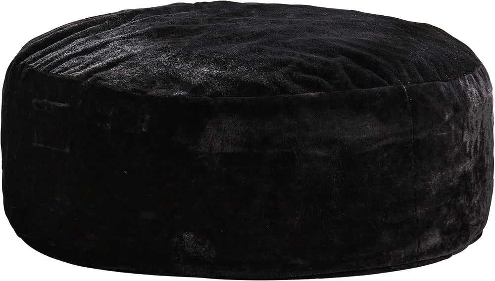 Hobestluk Bean Bag Chair for Adult Giant Beanbag with Filler Black 5FT | Brea...