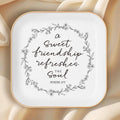 Friendship Gifts for Women, Sisters in Christ Friendship GIF, Jewelry Dish | Friend Gifts For Women, Sweet Friendship – Proverbs 27:9，Bible Verse Jewelry Dish, Christian Gifts – Jewelry Tray Dish
