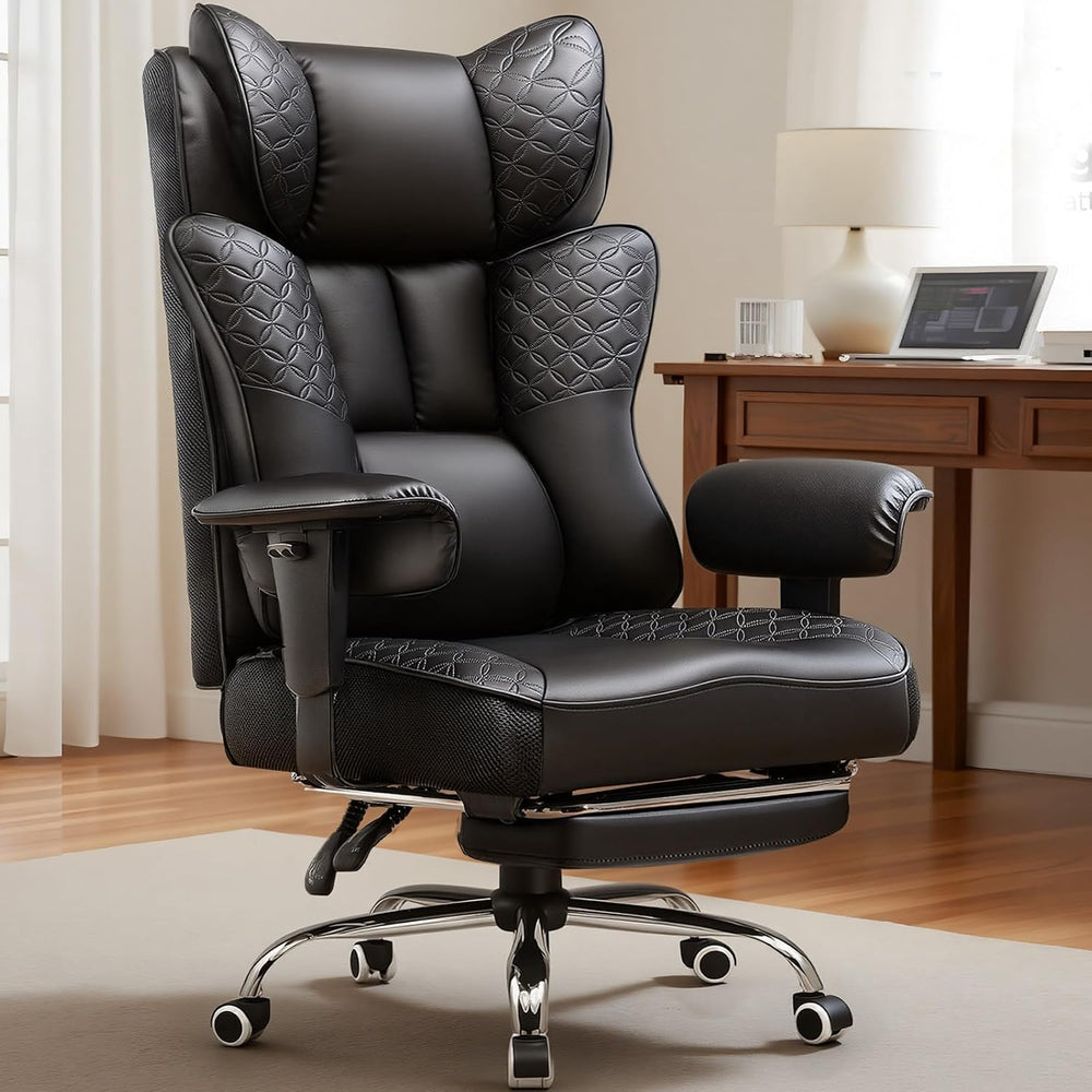 GTPLAYER Big and Tall Office Chair Wide Ergonomic Gaming Chair with Deluxe Em...