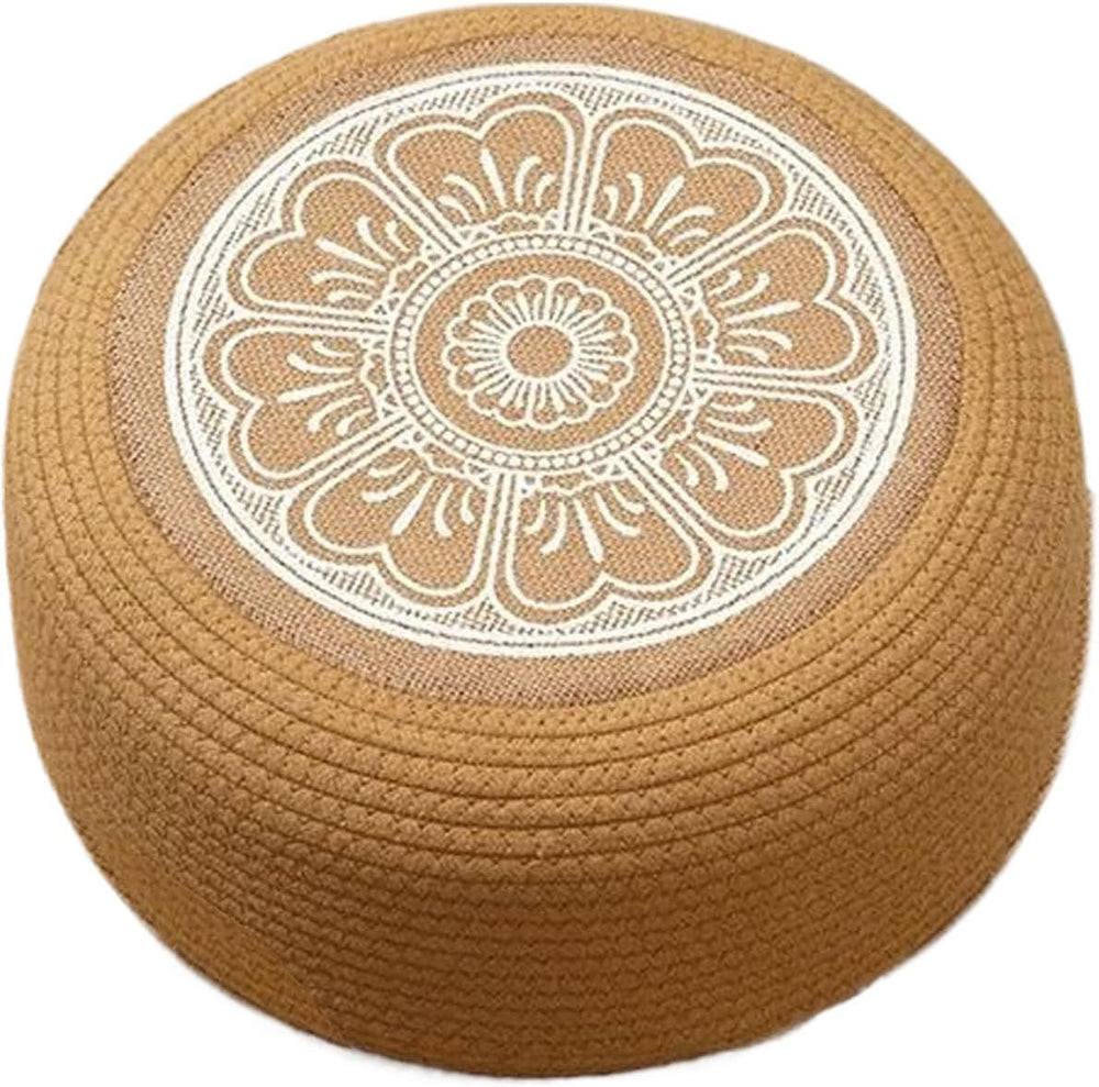 Deck Outdoor Rattan Stool - Coastal Living Outdoor Ottomans, Waterproof Porch...