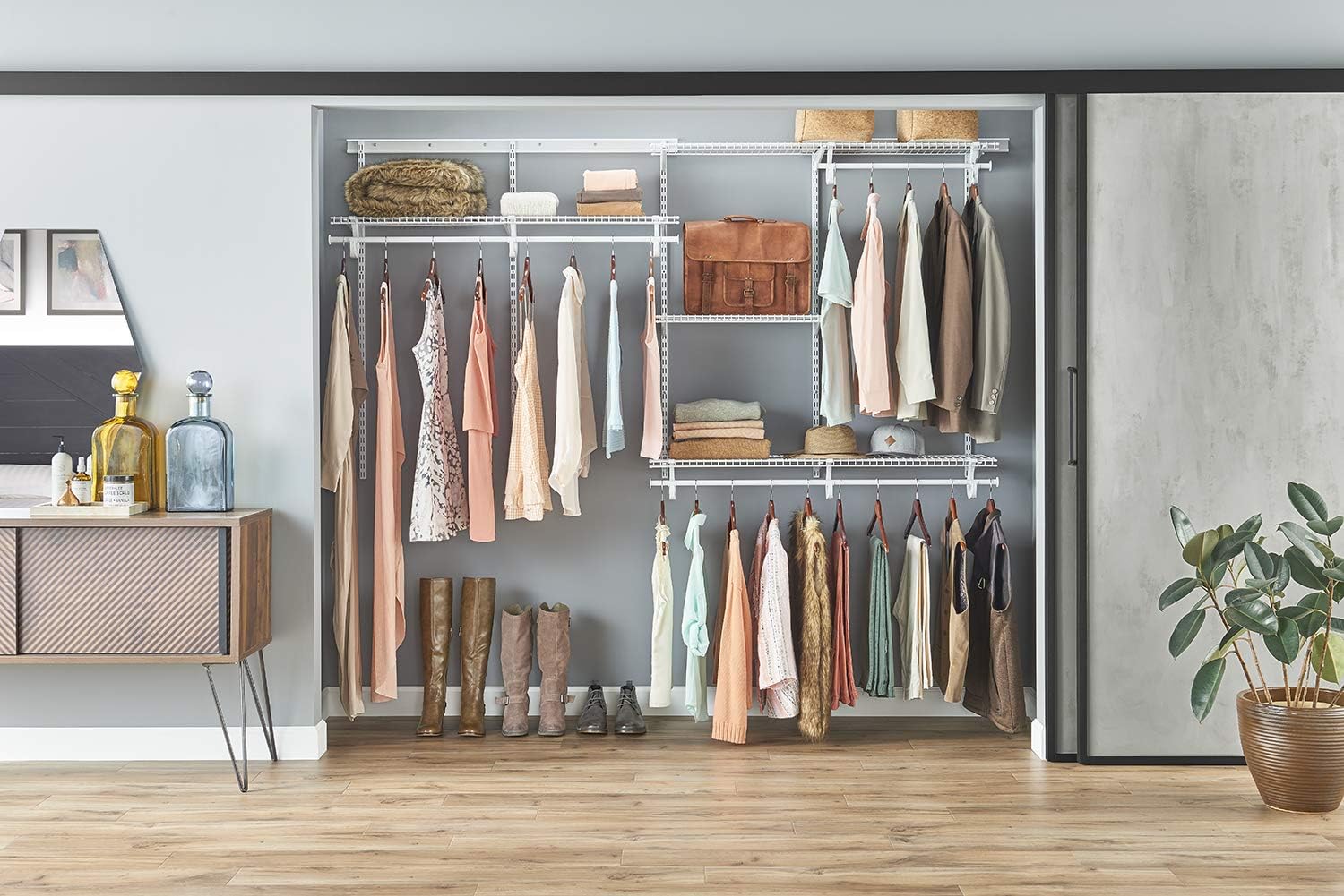ClosetMaid ShelfTrack Wire Closet Organizer Systems (7-10 ft. & 5-8 ft.)