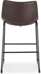 EdgeMod Brinley Counter Stool in Brown (Set of 3)