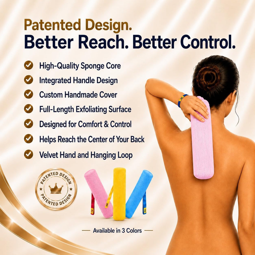 The Destiny Loofah - Patented 13-Inch Exfoliating Back & Body Scrubber fo...
