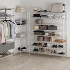 18" Deep x 60" Wide x 74" Height Wire Shelving Kit | 8-Tier | NSF Commercial Storage Rack Unit