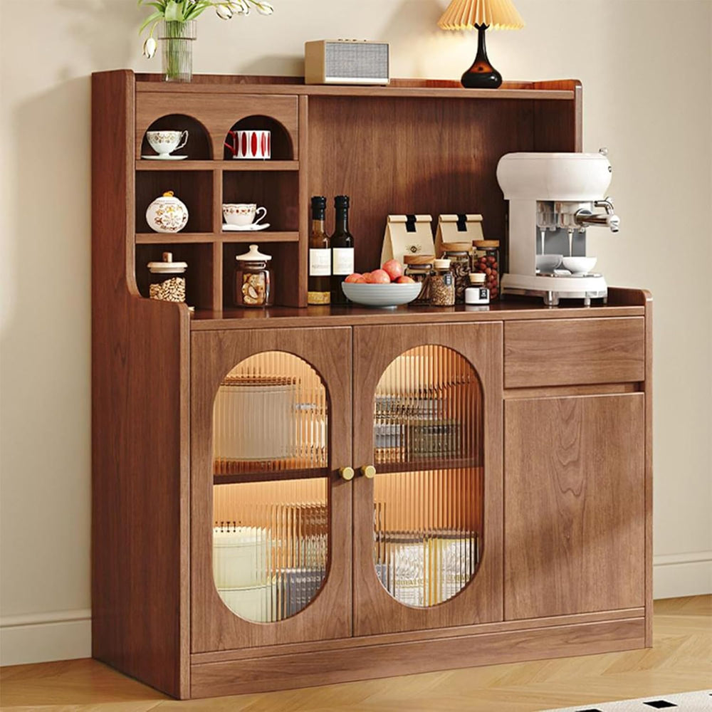 Kitchen Pantry Storage Cabinet, Tall Kitchen Storage Hutch Cabinet, Sideboard...