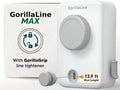 GorillaLine Max - Retractable Clothesline Indoor Outdoor Clothes Line - Heavy Duty Clothes Drying Laundry Line - Wall Mounted Drying Rack - Air Dry Clothing - Max Tighten with GorillaGrip