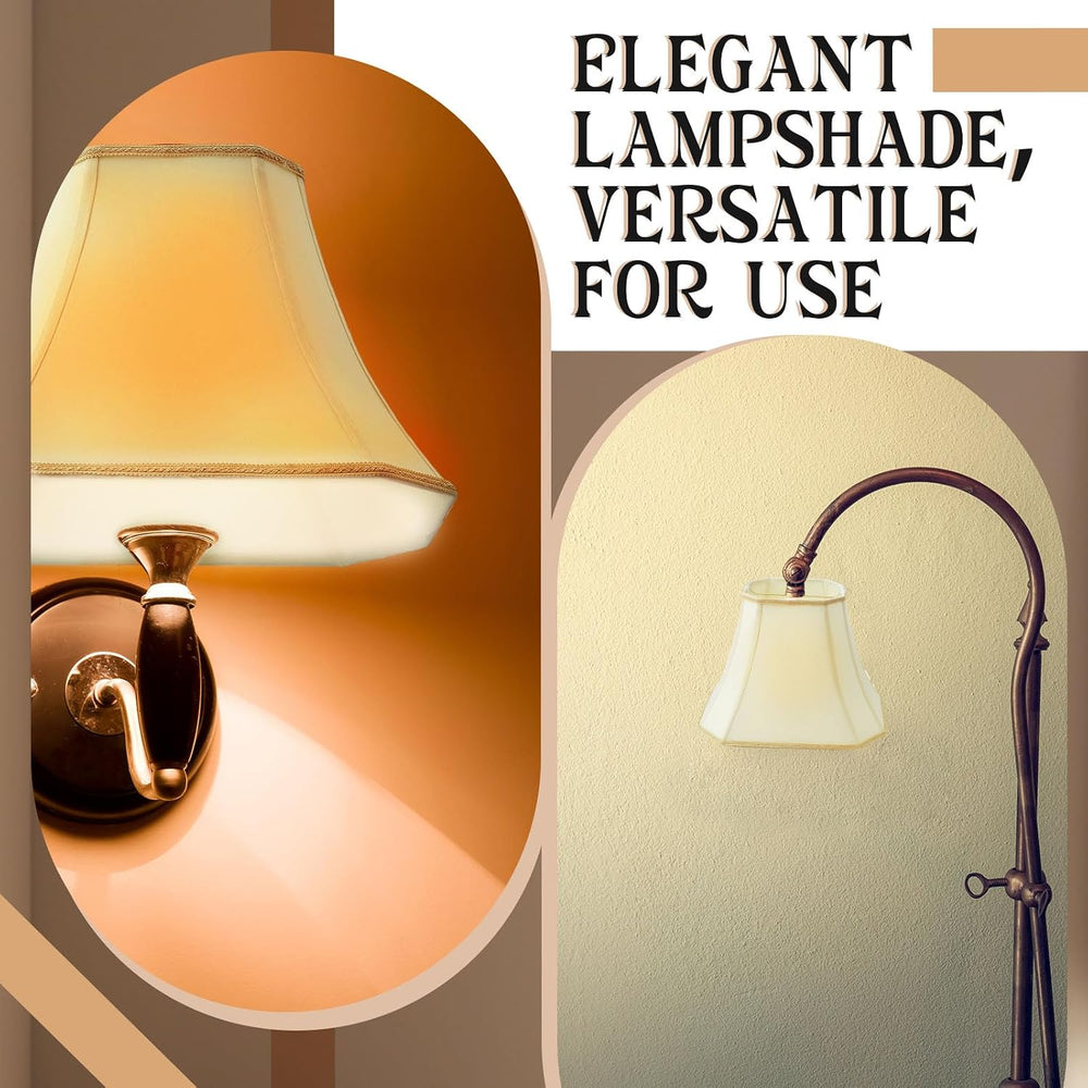 Glooglitter Set of 2 Bell Lamp Shade 6.25"x8" Top 11"x16"...